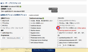 ホロスコープ作成