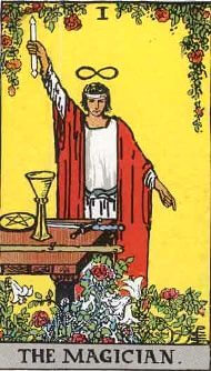 ウェイト版タロットカード魔術師